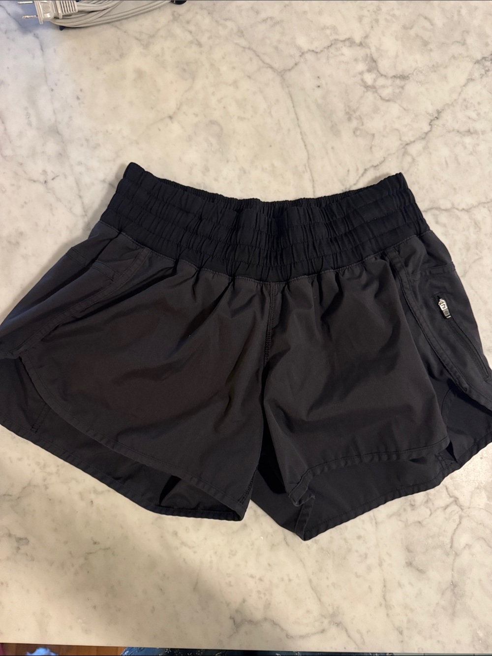 lululemon athletica Black Athletic Running Shorts
